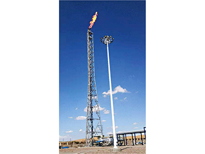 宁夏宝廷项目-高架火炬图片3 宁夏宝廷项目-高架火炬图片3