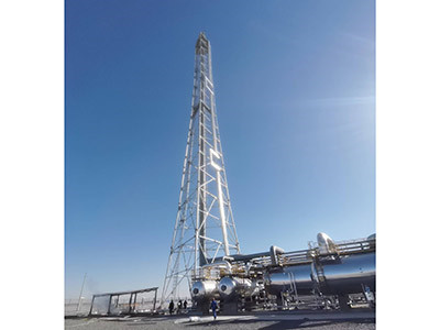 内蒙古华恒-高架火炬